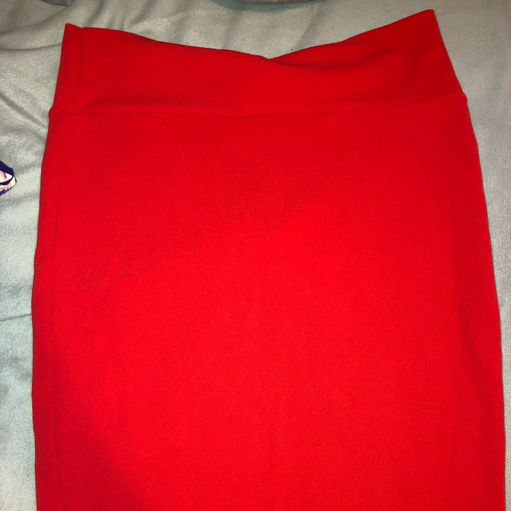 Red lularoe Cassie